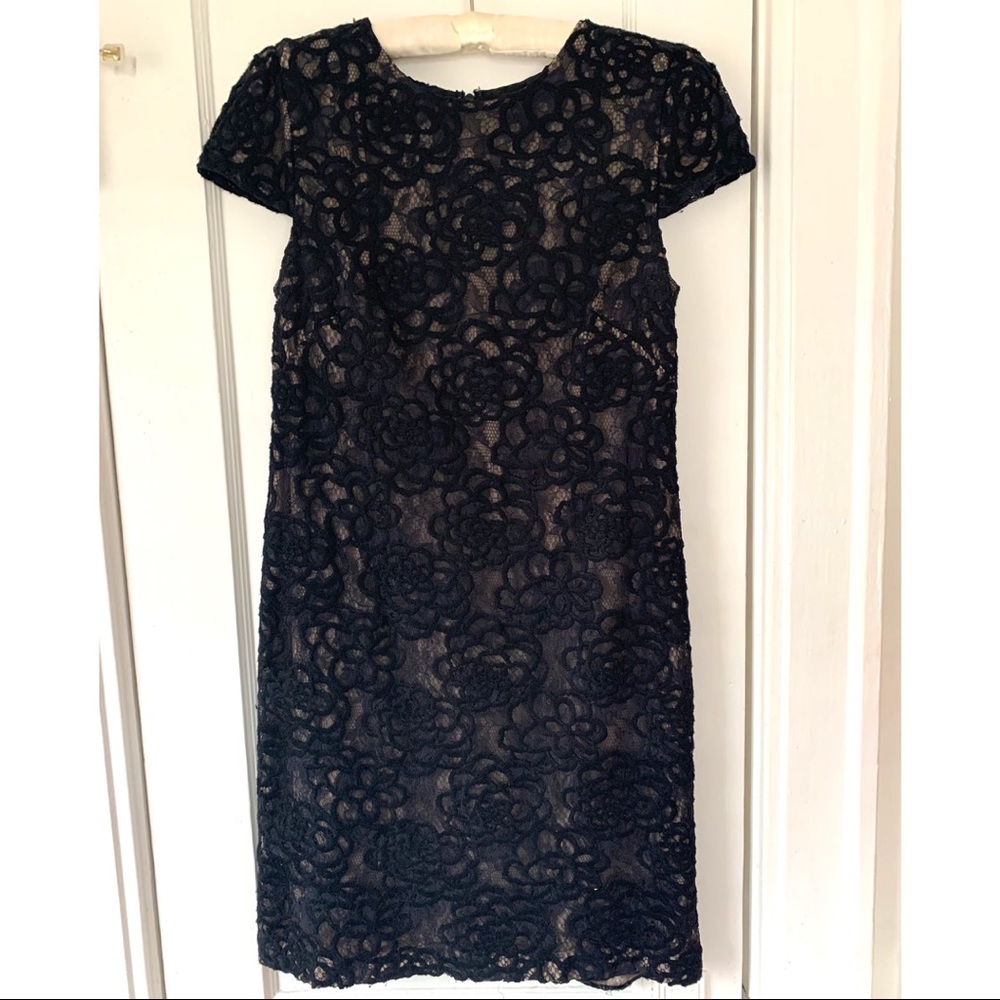 Nordstrom - Suzi Chin black lace cocktail dress